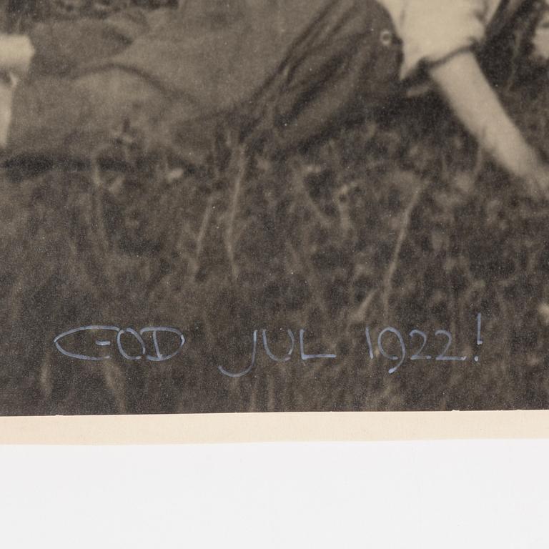 HENRY B. GOODWIN, photography, signed Goodwin and dated Utö 1922.