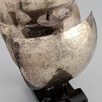 SKEPPSMODELL, silver och trä, Italien, 1900-talets andra hälft.