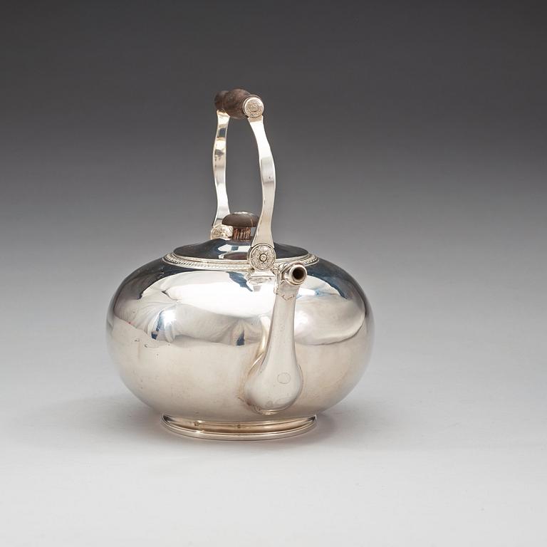 A French 19th century silver tea-pot, marked Martin-Guillaume Biennais, Paris.