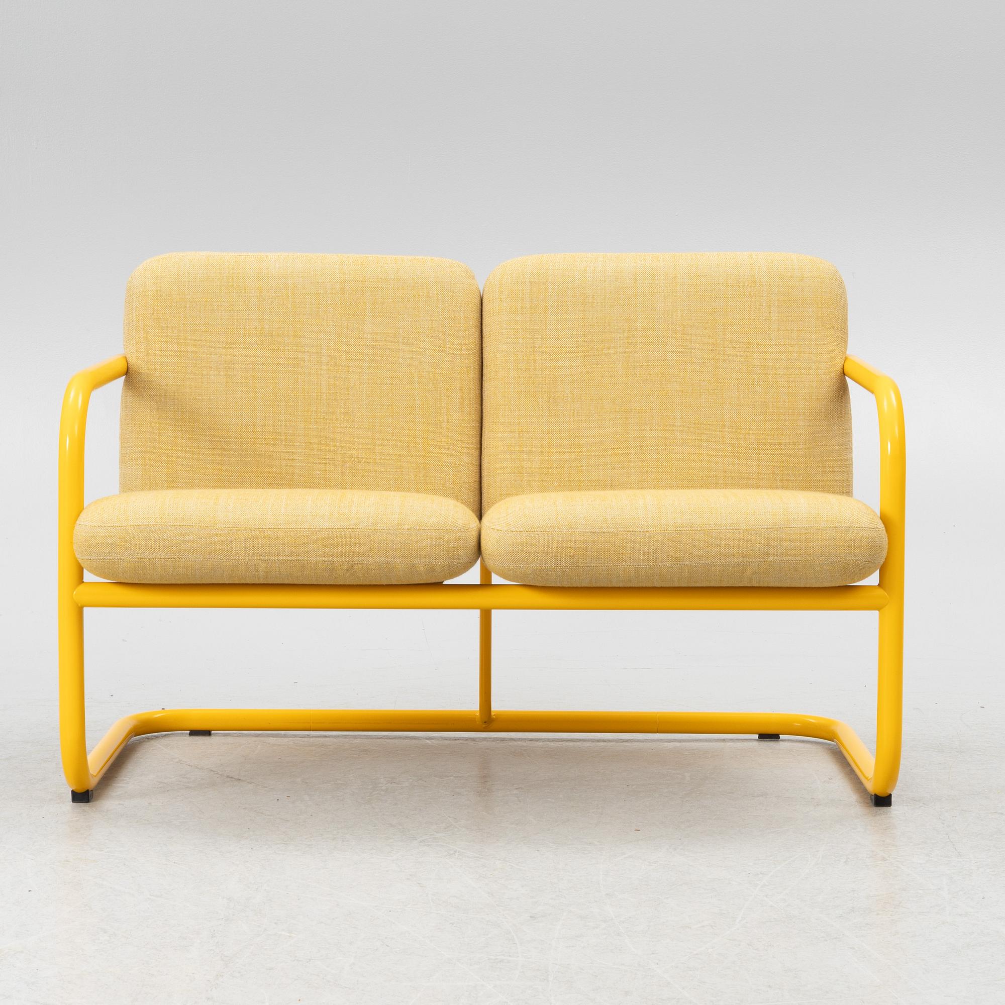 Börge Lindau & Bo Lindekrantz, soffa, "S70-5", Lammhults, modellen formgiven 1968.