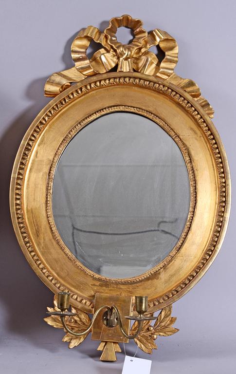 SPEGELLAMPETTER, ett par, gustaviansk stil, 1800-tal.