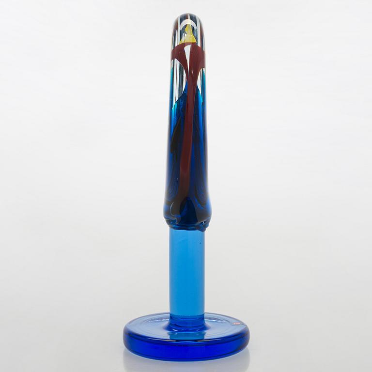 Oiva Toikka, skulptur, "Lollipop", signerad Oiva Toikka, Nuutajärvi 2004 135/200.