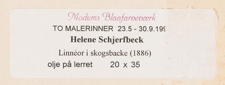 Helene Schjerfbeck, "Linneor".