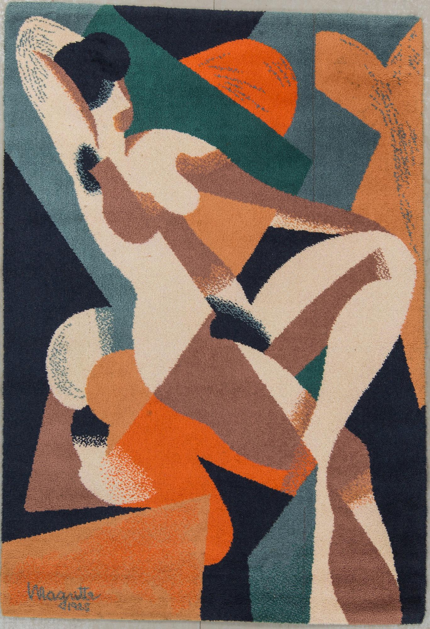 MATTA, ull, Ege Art Line, Danmark, 1980/90-tal. Ca 201 x 138 cm.