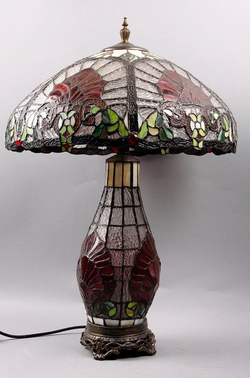 BORDSARMATUR, s k Tiffany-stil, 1900/2000-tal.