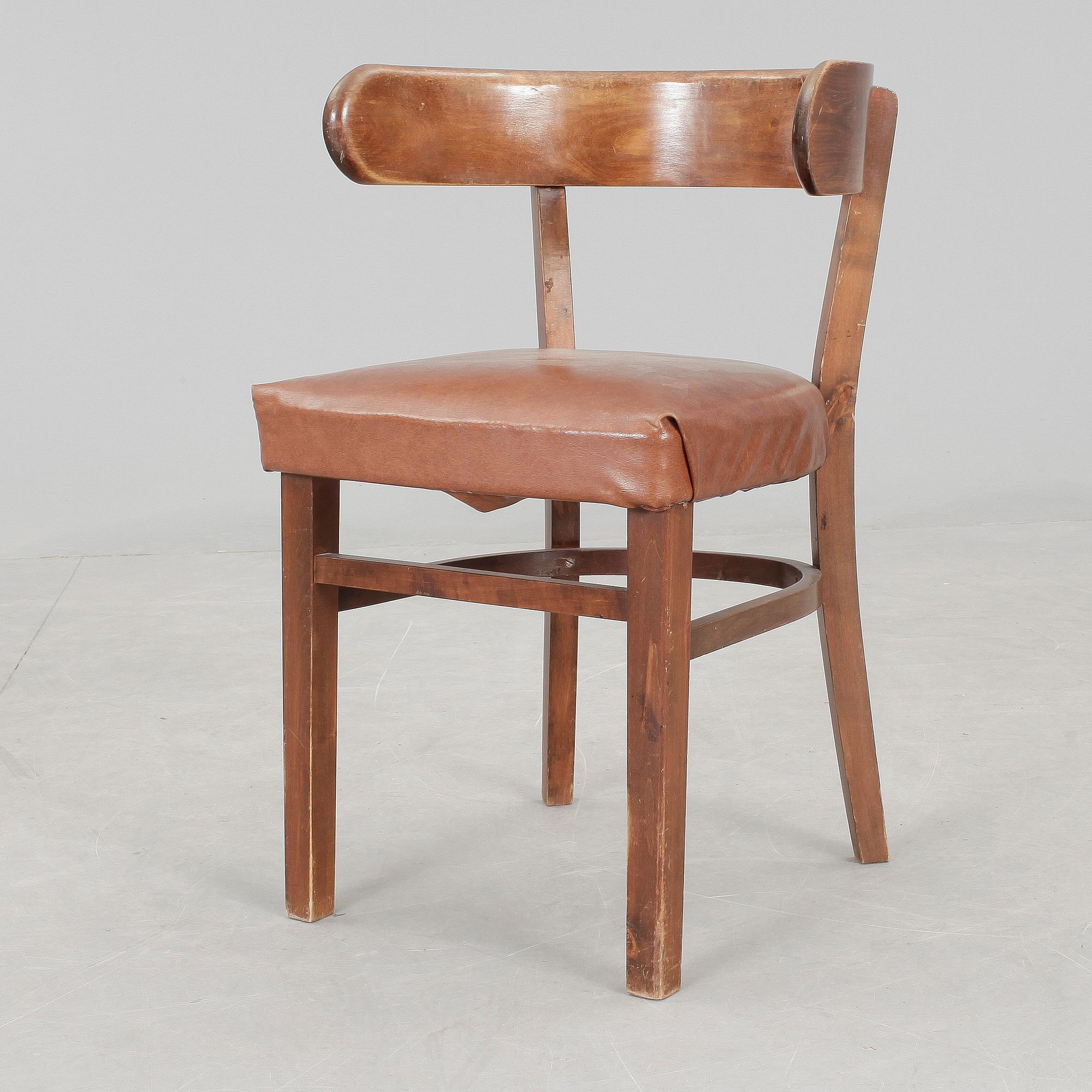 STOL, Werner West, märkt Ekwall Pori undertill, 1900-talets första hälft.