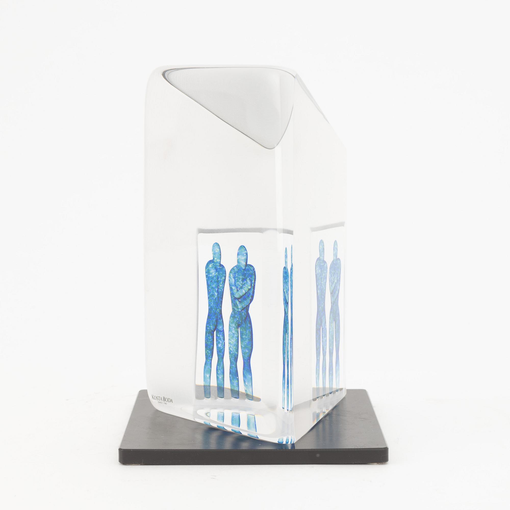 Bertil Vallien, glasskulptur, Kosta.