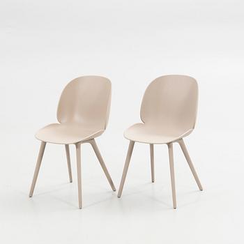 GamFratesi, chairs, 5 pcs, "Beetle Chair", Gubi, Denmark.