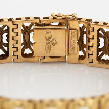 Armband, 18K guld, Italiensk stämpel, Verona.