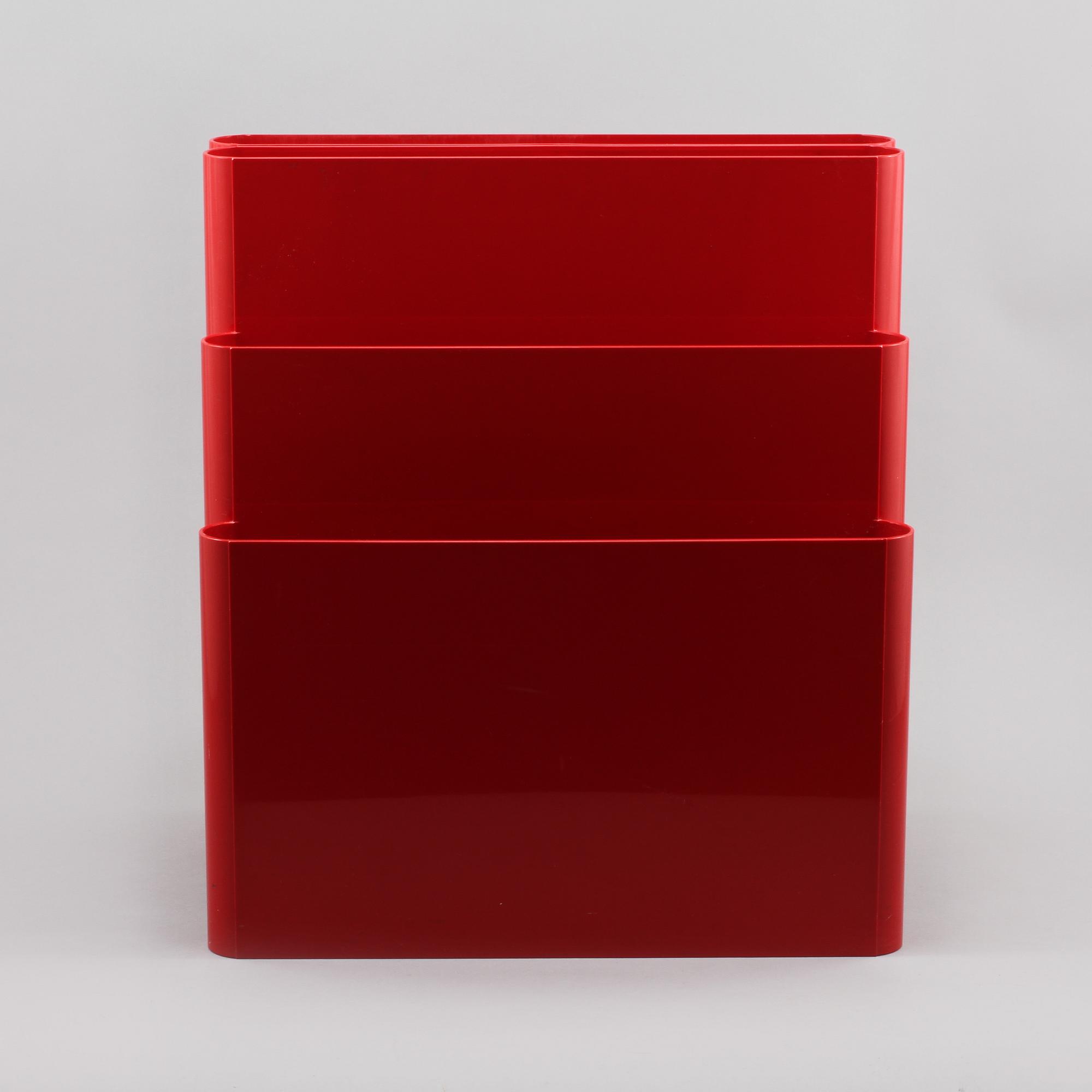 TIDNINGSSTÄLL, plast, Giotto Stoppino, Kartell, Italien, 1900-talets andra hälft.