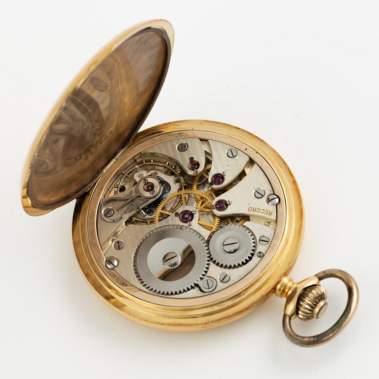 Pocket watch, hunter, 52 mm.