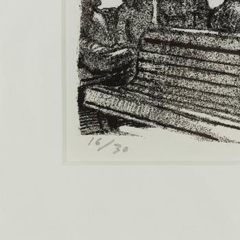 Roland Svensson, 3 litografier, signerade, en daterad -43 och 2 numrerade 16/30 samt 49/360.