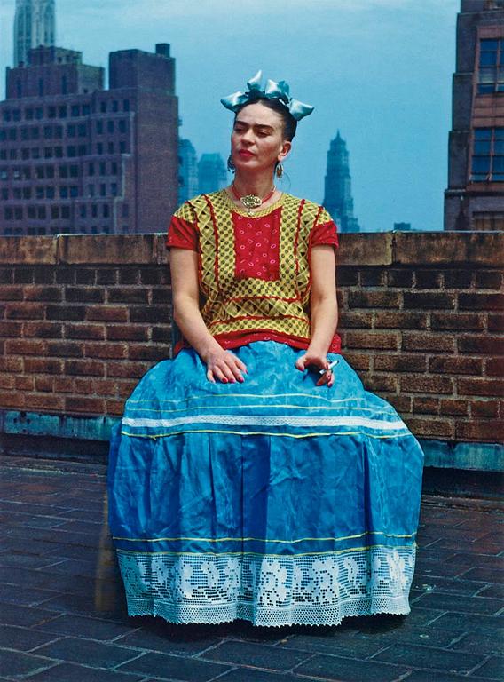 Nickolas Muray, "Frida Kahlo in New York", 1946.