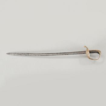 A marin sword from Austria-Hungary, probably m/1850/71.