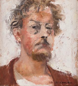 670. Peter Dahl, Self portrait.