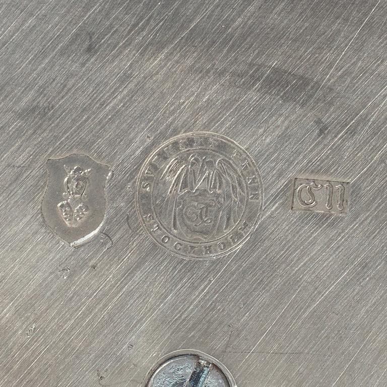 Josef Frank, candlesticks, a pair, "Pelare", Svenskt Tenn, 2001.