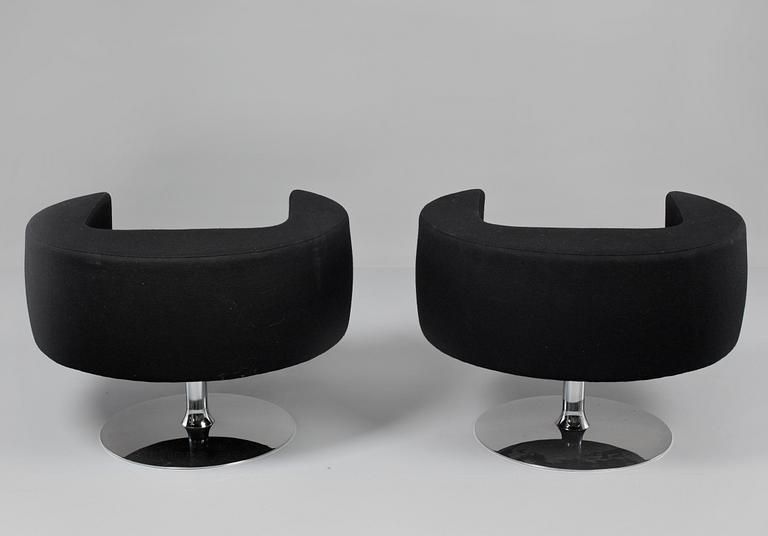 FÅTÖLJER, ett par, "Zero", Marre Moerel, Offecct, 2007.