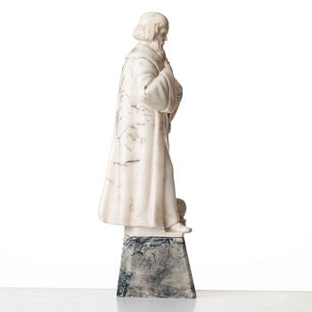 OKÄND KONSTNÄR 1800/1900-TAL , skulptur, alabaster, osignerad, höjd 51,5 cm.