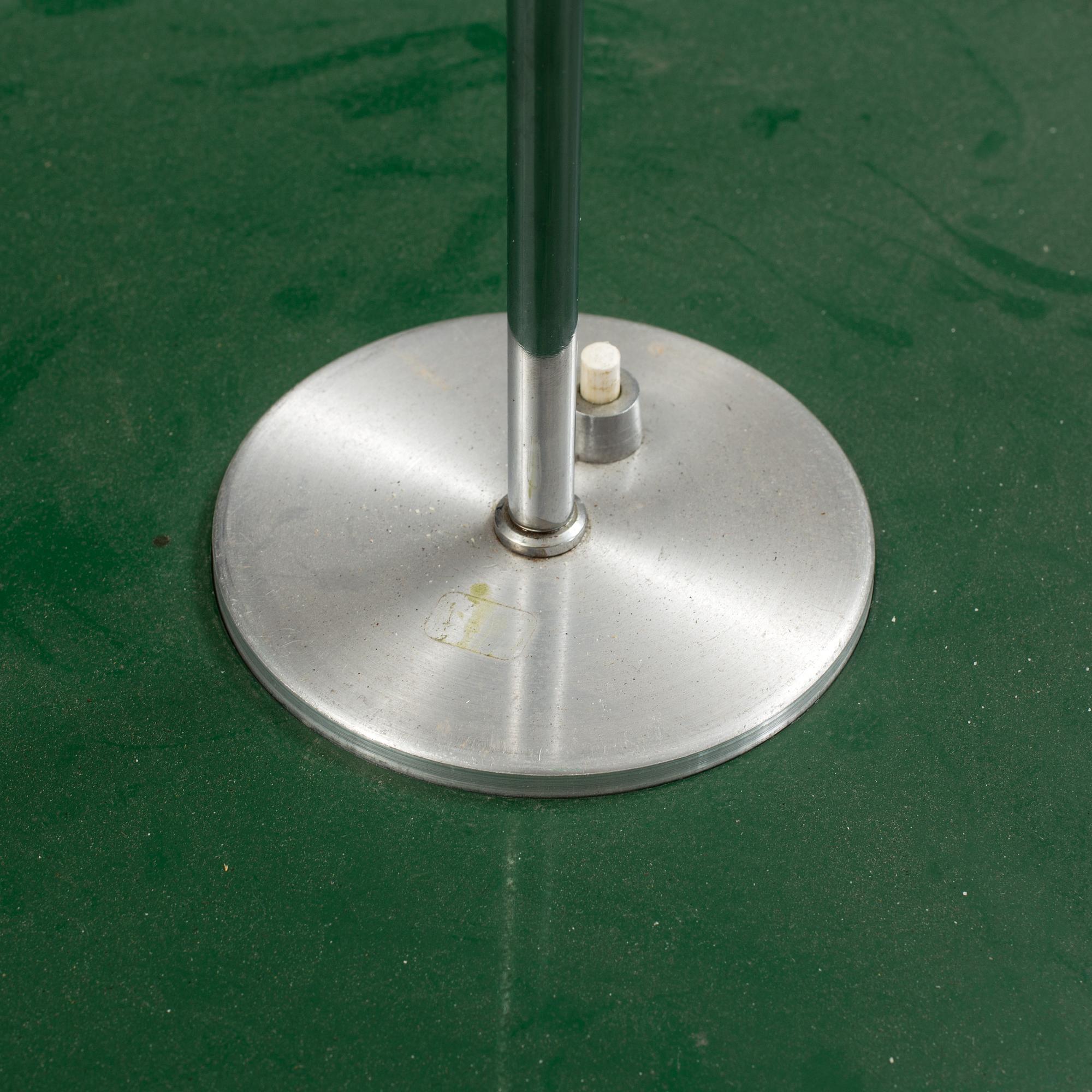 A Swedish Green lacquered aluminium light from Ateljé Lyktan, Anders Pehrson, Åhus.
