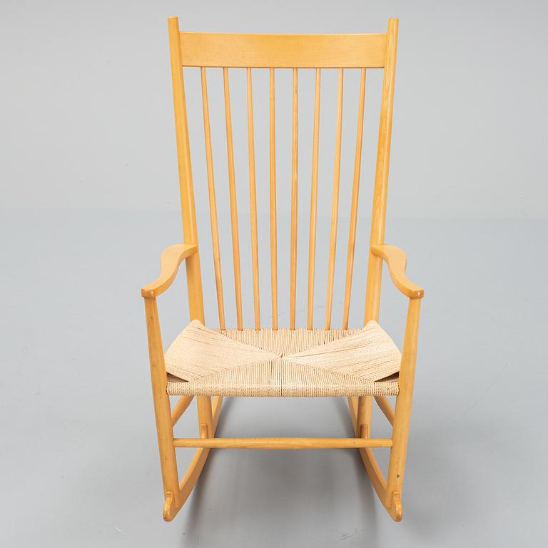 Hans J Wegner, a 'J 16' rocking chair, FDB Möbler.