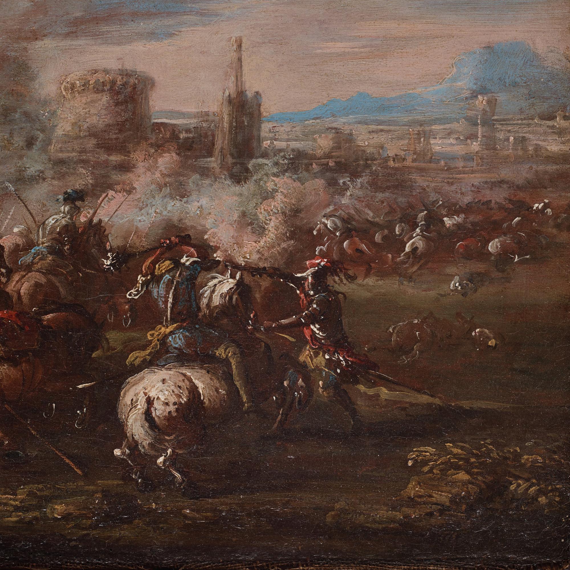 Francesco Graziani ("Ciccio"), Batalj mellan ottomaner och kristna.