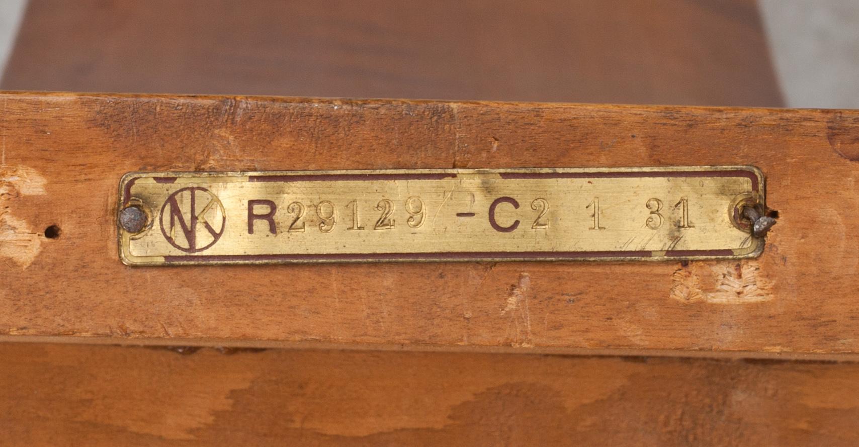 KARMSTOLAR, ett par, "Haga", Carl Malmsten för Nordiska Kompaniet, brickmärkta.