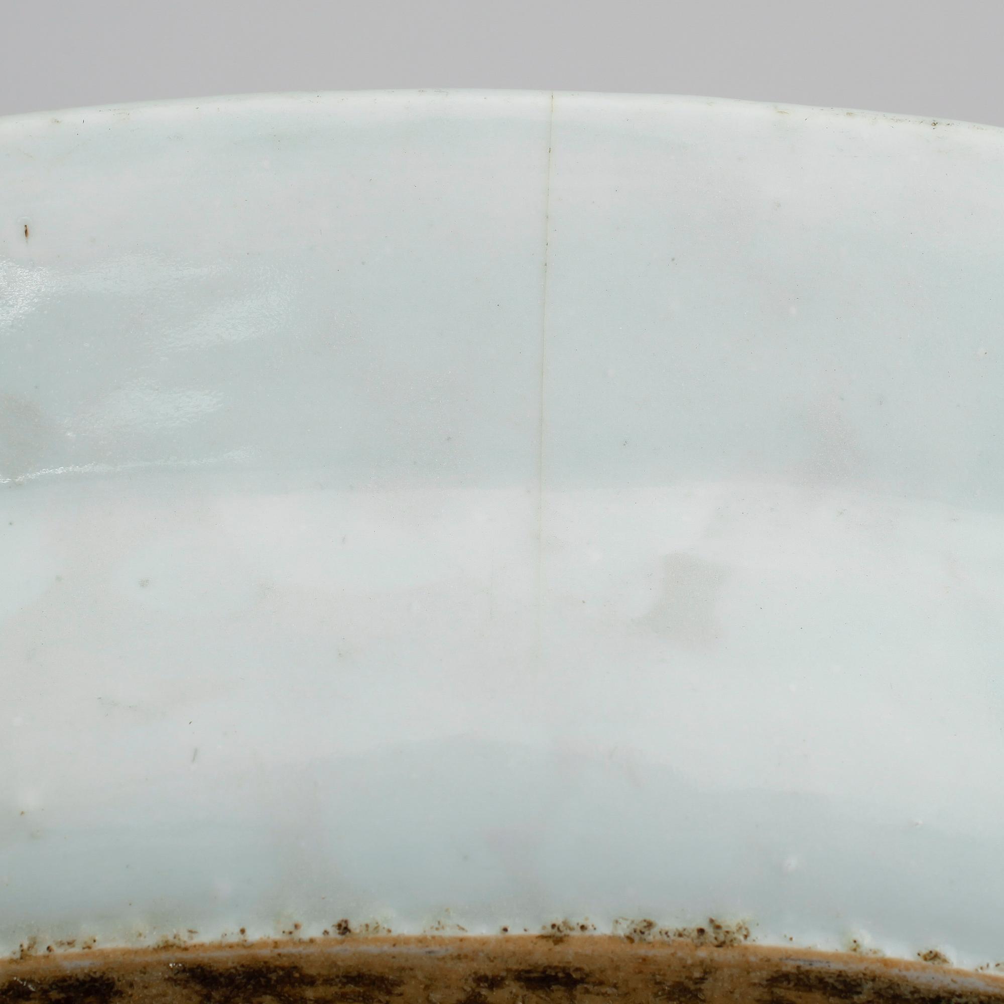 FISKFAT, porslin, Kina, Kompaniporslin, 1700-/1800-tal.