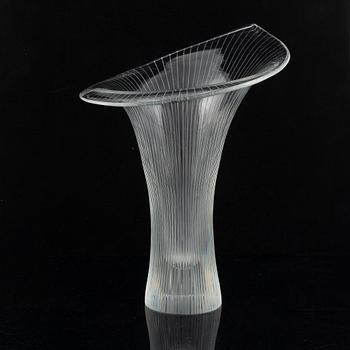Tapio Wirkkala, a 'Kantarelli' glass vase, Iittala, Finland.
