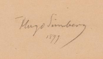 Hugo Simberg, DÖDEN PÅ SKRIDSKOR.