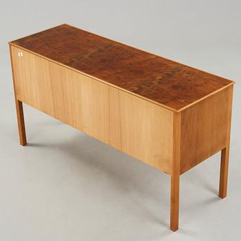 Josef Frank, A Josef Frank walnut and burrwood sideboard, Svenskt Tenn, before 1985.