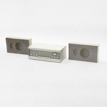 Dieter Rams, stereo receiver, model 'RCS 9-S' and speakers model 'L450/2', Braun, Germany, designed in 1961.