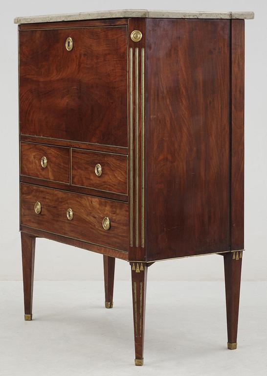 A late Gustavian late 18th century secretaire.