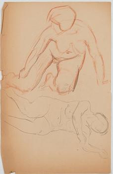 Santeri Salokivi, Nude Studies of Women, 5 pcs.