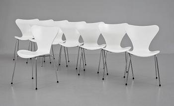 STOLAR, 8st. "Sjuan", Arne Jacobsen, Fritz Hansen.