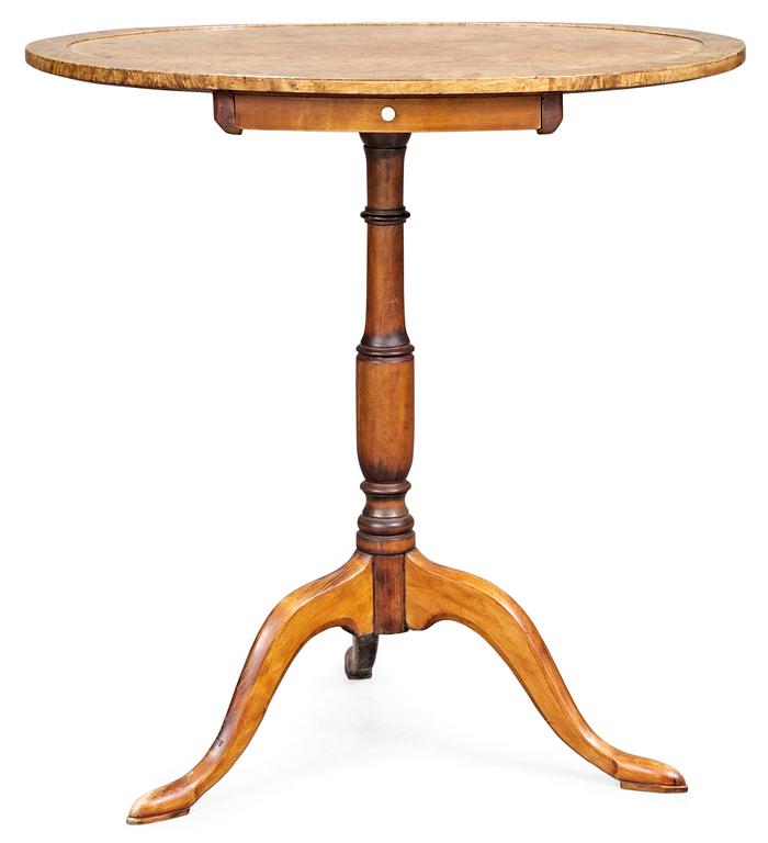 A Swedish tea table, circa 1800.