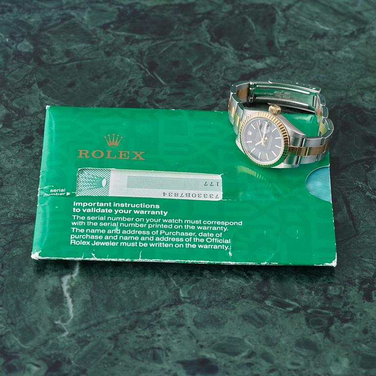 ROLEX, Oyster Perpetual, Datejust, Chronometer, armbandsur, 26 mm,