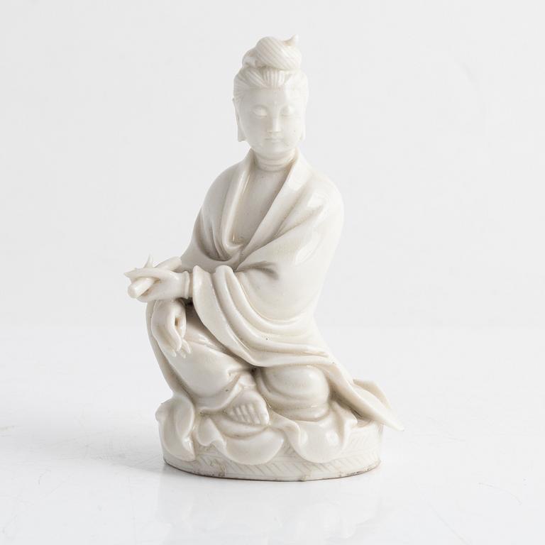 Guanyin, Blanc de Chine, China, 20th century.