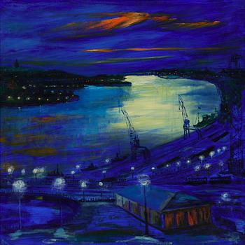 273. Bertel Bertel-Nordström, View of Stockholm.