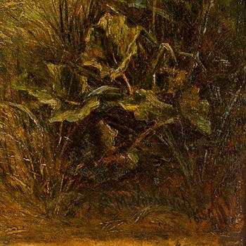 MARGARET NASMYTH, olja på duk, sign och dat 1851.