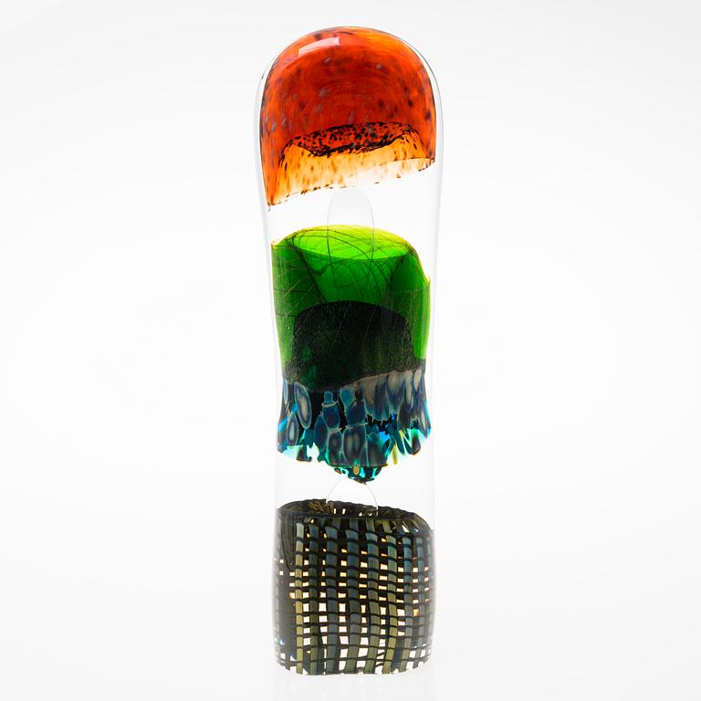 OIVA TOIKKA, glasskulptur "Latina I", signerad Oiva Toikka Iittala 2010, numrerad 3/30.