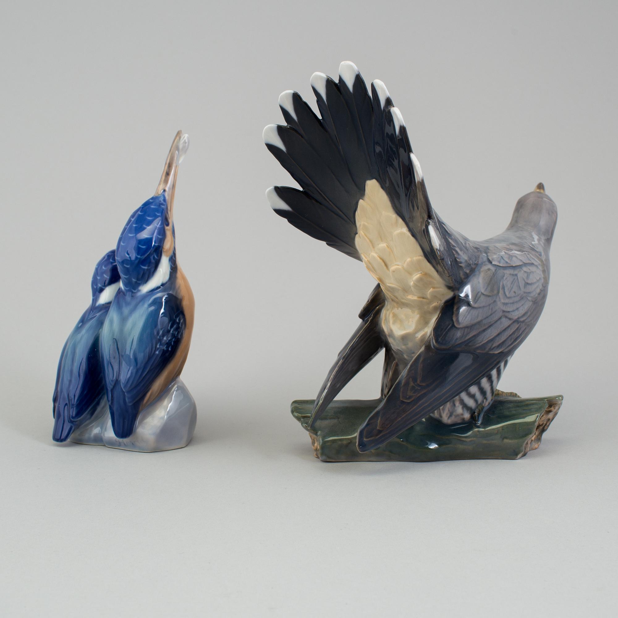 Two Danish figurines from Royal Copenhagen and Bing & Grøndahl.