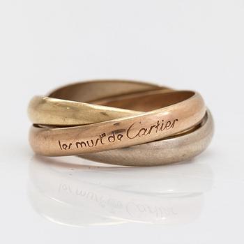 must de Cartier, Ring "Trinity", 18K guld.