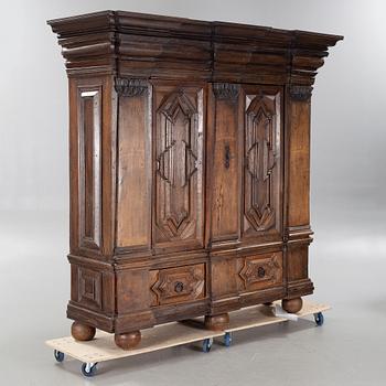 An 18th century baroque cabinet.