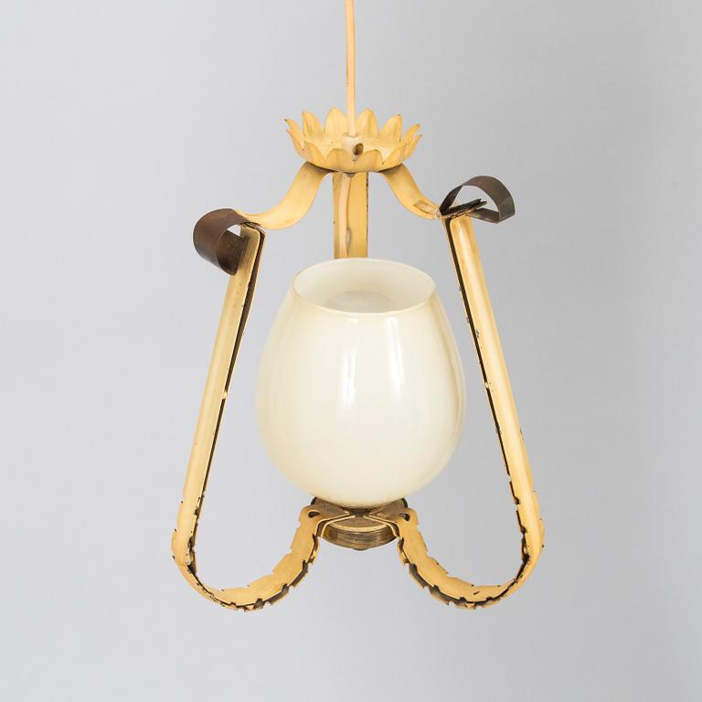 Lisa Johansson-Pape, taklampa, Orno, 1940-tal.