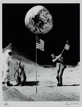 Terry O'Neill, "Sean Connery as James Bond on The Moon", 1971.