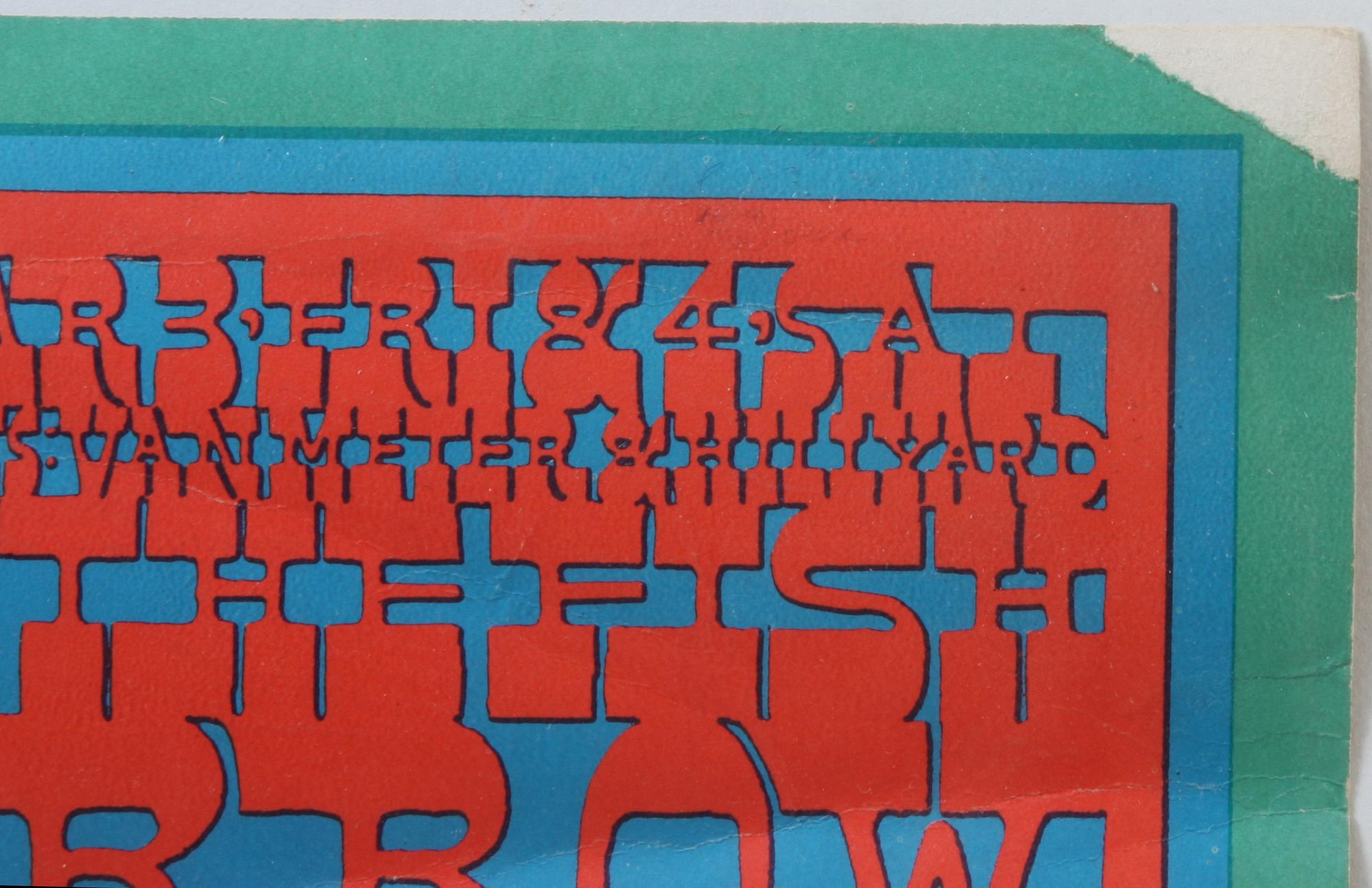 AFFISCH, "Break on through to the other side", The Doors, 1967.