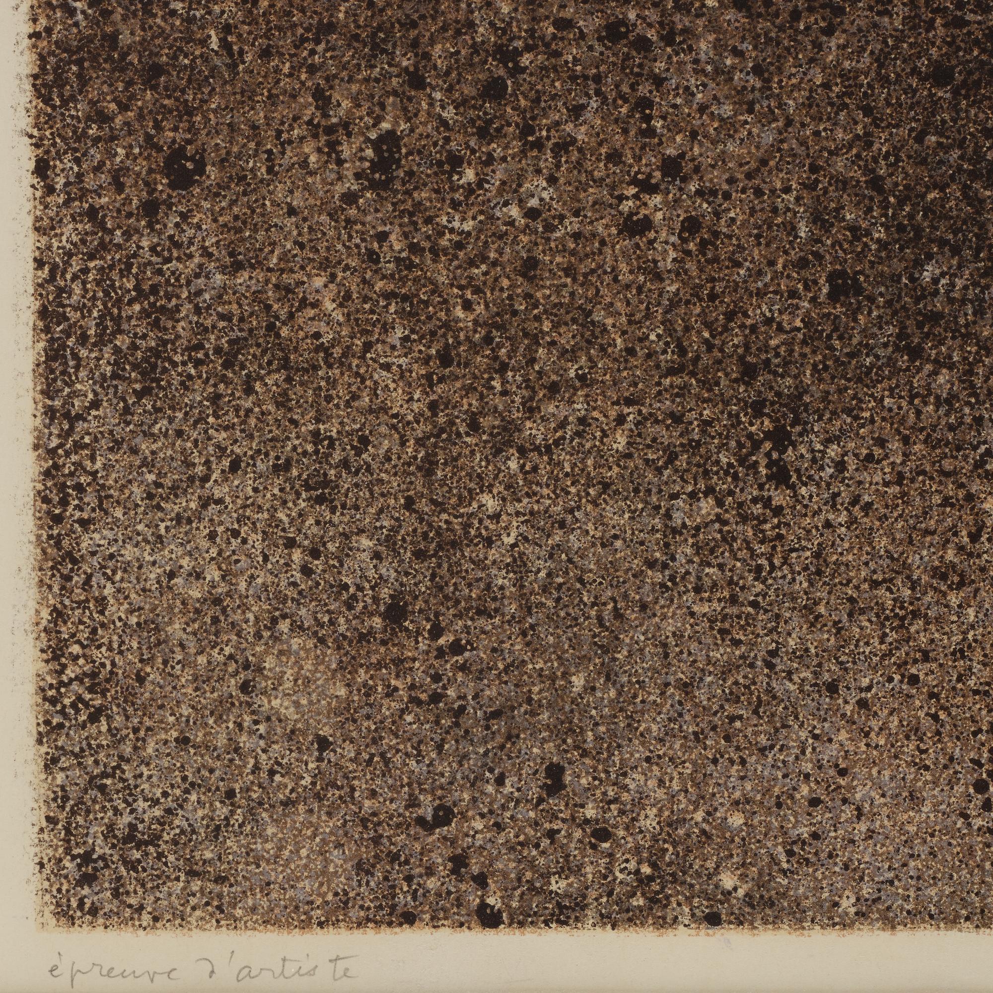 JEAN DUBUFFET, lithograph in color, signed, éprevue d' artiste, dated -59.