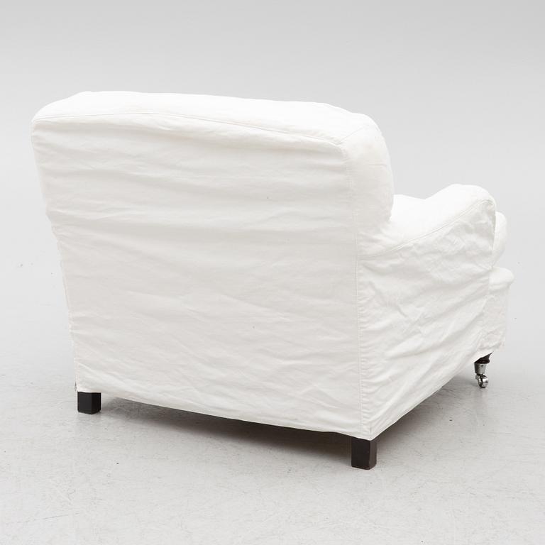 A Howard model armchair, contemporary.
