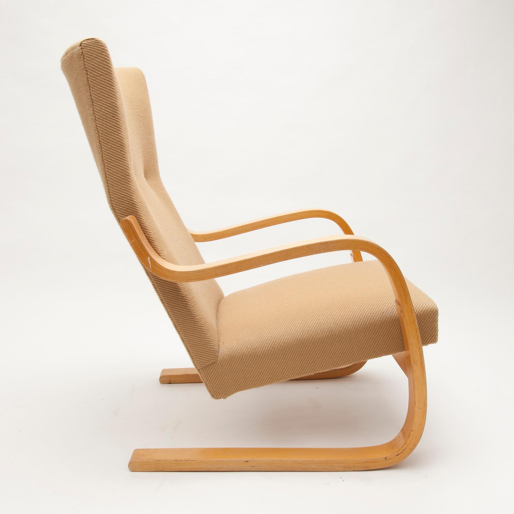 FÅTÖLJ, modell 402, Alvar Aalto, Artek 1900-talets mitt.