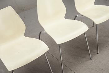 STOLAR, 3 st, "Maui", Vico Magistretti för Kartell, Italien, märkta.
